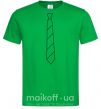 Мужская футболка Галстук в полоску light Зеленый фото
