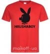 Мужская футболка HRUSHABOY Красный фото