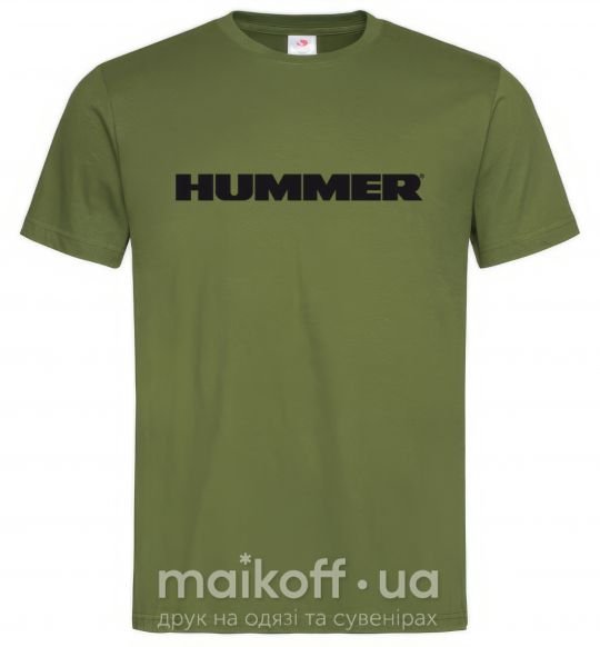 Мужская футболка HUMMER Оливковый фото