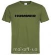 Мужская футболка HUMMER Оливковый фото