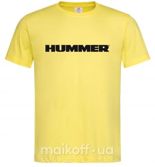 Мужская футболка HUMMER Лимонный фото