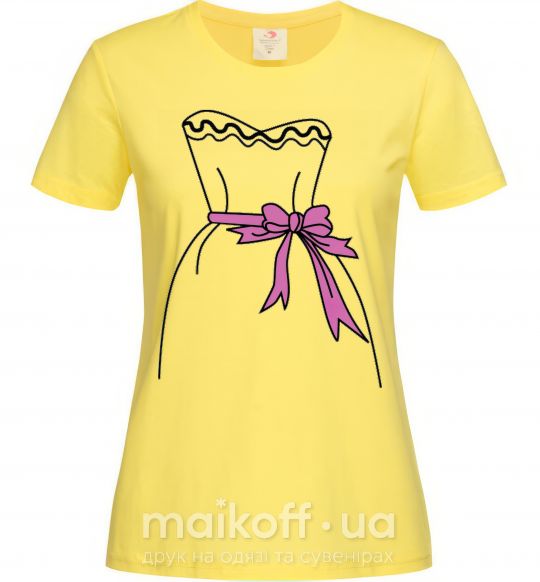 Женская футболка BRIDE (изображение) Лимонный фото