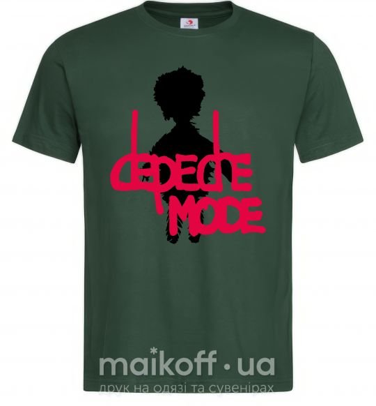 Мужская футболка DEPECHE MODE PINK Темно-зеленый фото