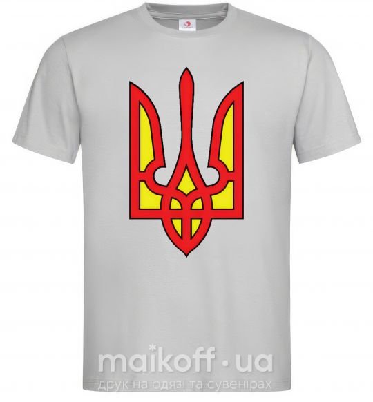 Мужская футболка Super Ukrainian Серый фото