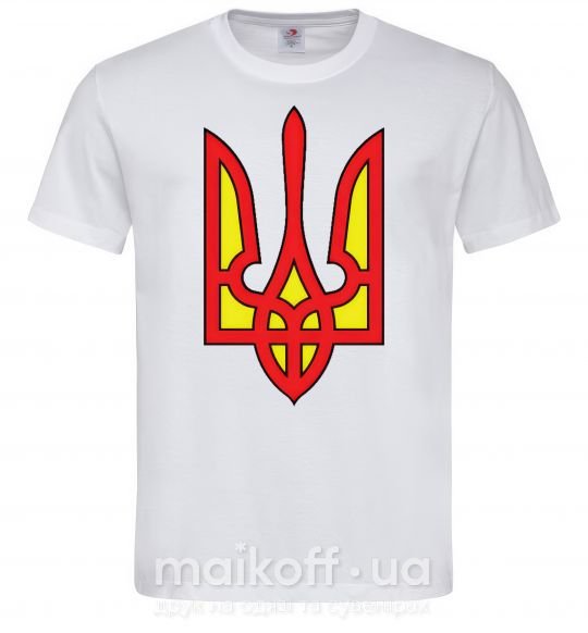 Чоловіча футболка Super Ukrainian Білий фото