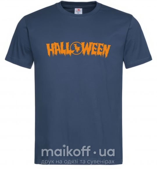 Чоловіча футболка Halloween Темно-синій фото