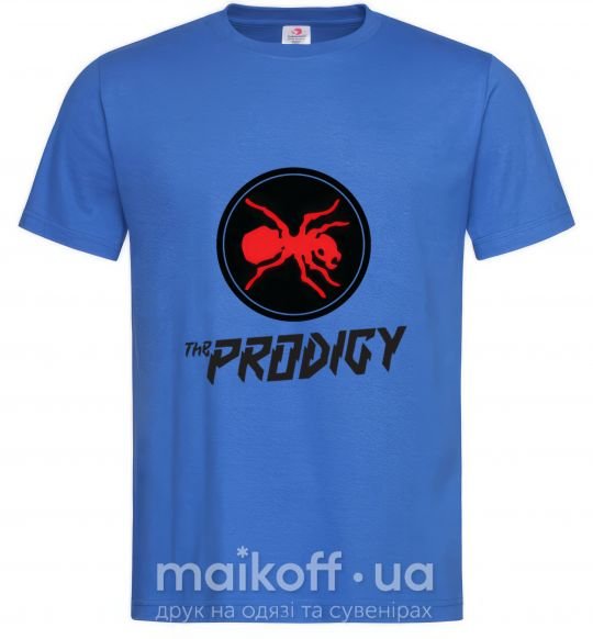 Мужская футболка The prodigy Ярко-синий фото