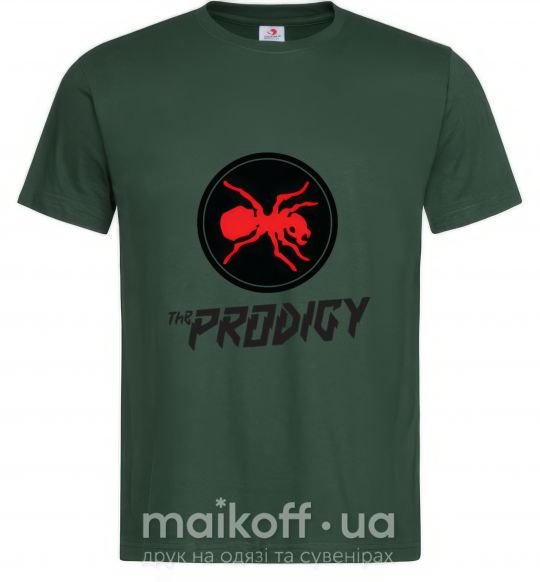 Мужская футболка The prodigy Темно-зеленый фото