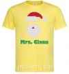 Мужская футболка Mr. Claus Лимонный фото