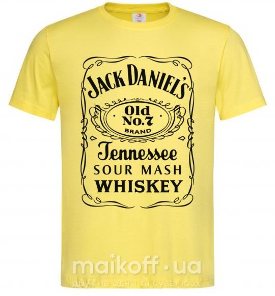 Чоловіча футболка JACK DANIEL'S black Лимонний фото