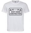 Чоловіча футболка BODY UNDER CONSTRUCTION Білий фото