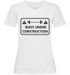 Жіноча футболка BODY UNDER CONSTRUCTION Білий фото