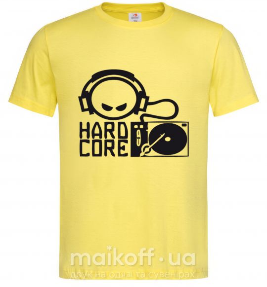 Чоловіча футболка HARD CORE Лимонний фото