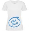 Женская футболка BABY INSIDE Белый фото