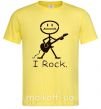 Чоловіча футболка I ROCK Лимонний фото