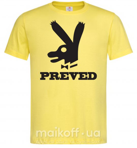 Мужская футболка PREVED Лимонный фото