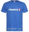 Чоловіча футболка FRANCE Яскраво-синій фото