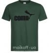 Чоловіча футболка COMA с пумой Темно-зелений фото