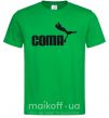 Чоловіча футболка COMA с пумой Зелений фото
