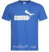 Мужская футболка COMA с пумой Ярко-синий фото