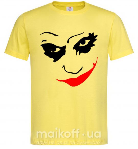 Мужская футболка JOKER Smile Лимонный фото