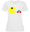 Женская футболка Pacman arcade Белый фото