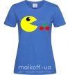 Женская футболка Pacman arcade Ярко-синий фото