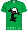 Мужская футболка FELIX THE CAT Happy Зеленый фото