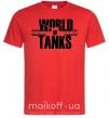 Чоловіча футболка WORLD OF TANKS Червоний фото