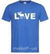 Мужская футболка DEER LOVE Ярко-синий фото