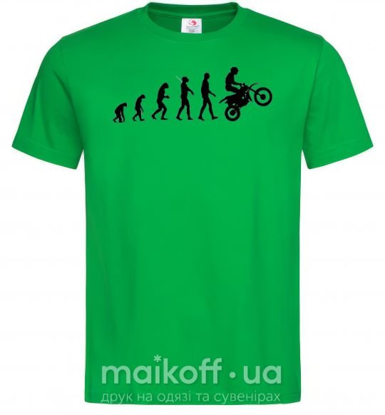 Мужская футболка MOTOCROSS EVOLUTION Зеленый фото