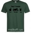 Мужская футболка ДЕНЬ МОТОЦИКЛИСТА Темно-зеленый фото