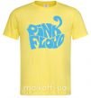 Мужская футболка PINK FLOYD графити Лимонный фото