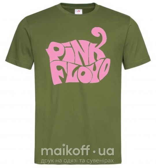 Чоловіча футболка PINK FLOYD графити Оливковий фото
