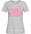 Женская футболка PINK FLOYD графити Серый фото