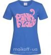 Женская футболка PINK FLOYD графити Ярко-синий фото