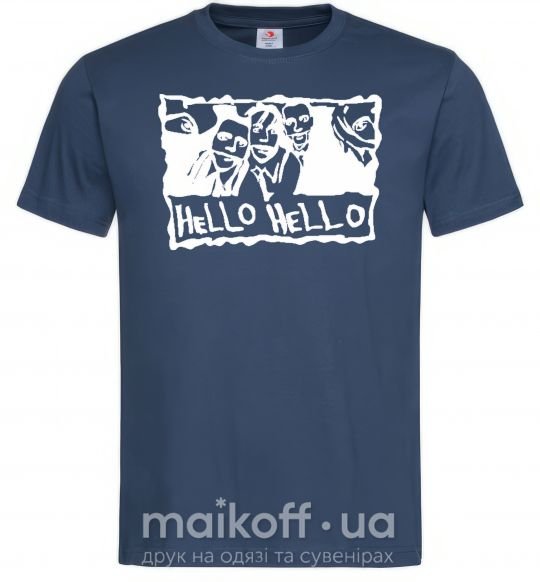 Чоловіча футболка HELLO HELLO Темно-синій фото