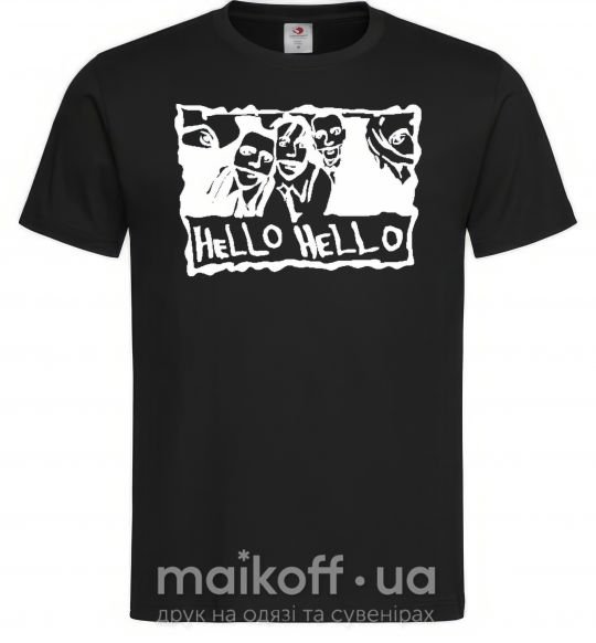 Чоловіча футболка HELLO HELLO Чорний фото