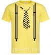 Мужская футболка Галстук и Подтяжки Лимонный фото