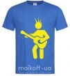 Мужская футболка GUITAR-MAN Ярко-синий фото