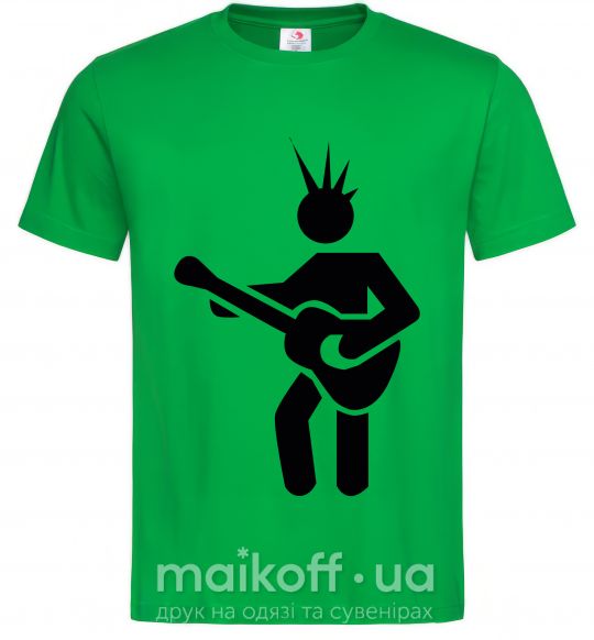 Мужская футболка GUITAR-MAN Зеленый фото