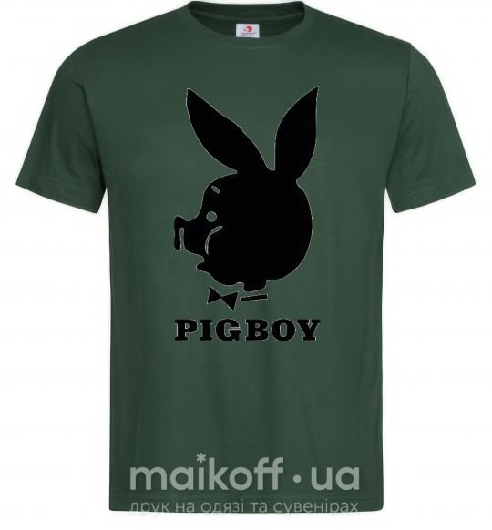 Мужская футболка PIGBOY Темно-зеленый фото