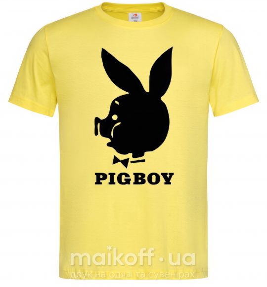 Мужская футболка PIGBOY Лимонный фото