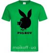 Мужская футболка PIGBOY Зеленый фото