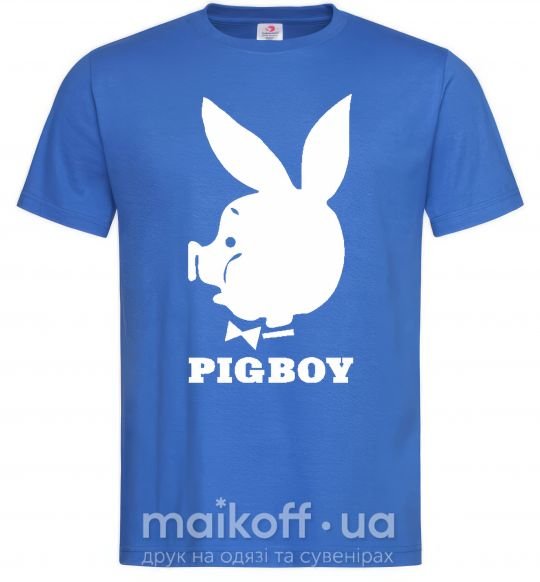 Чоловіча футболка PIGBOY Яскраво-синій фото