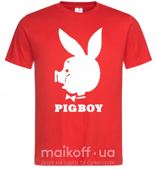 Чоловіча футболка PIGBOY Червоний фото