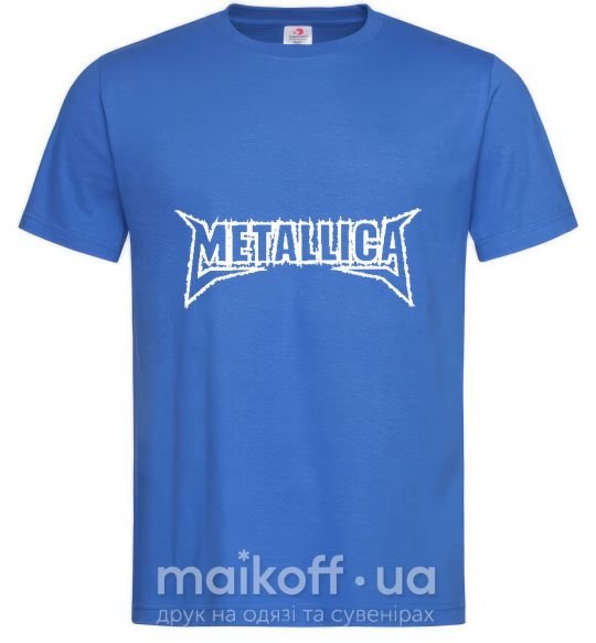 Мужская футболка METALLICA LIGHT Ярко-синий фото