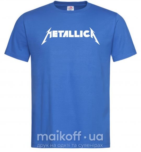 Мужская футболка METALLICA Ярко-синий фото