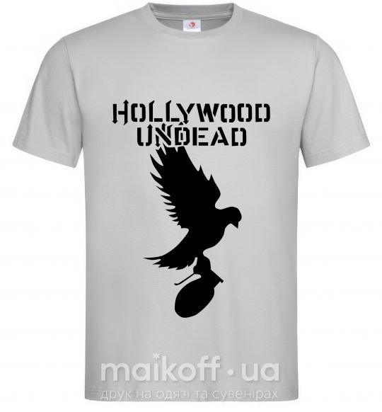 Мужская футболка HOLLYWOOD UNDEAD Серый фото