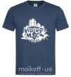 Чоловіча футболка HIP HOP Темно-синій фото